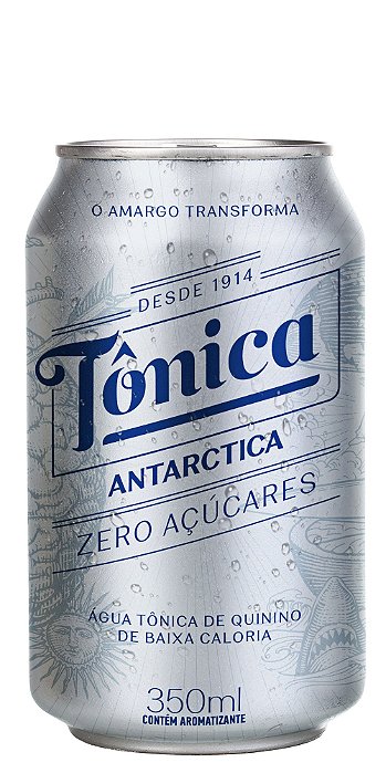 Água Tônica Zero Antarctica Lata 350ml