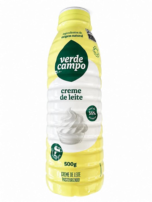 Creme De Leite Fresco, Verde Campo, 500g - 35% de Gordura