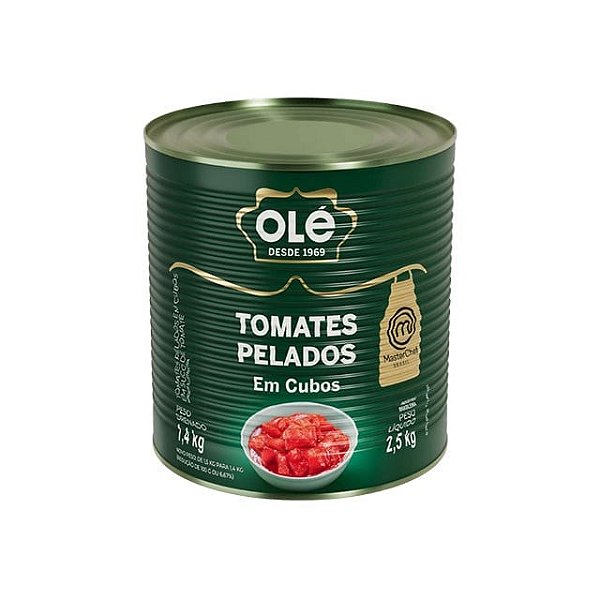 Tomate Pelado Ole Cubos Masterchef 2,5 Kg
