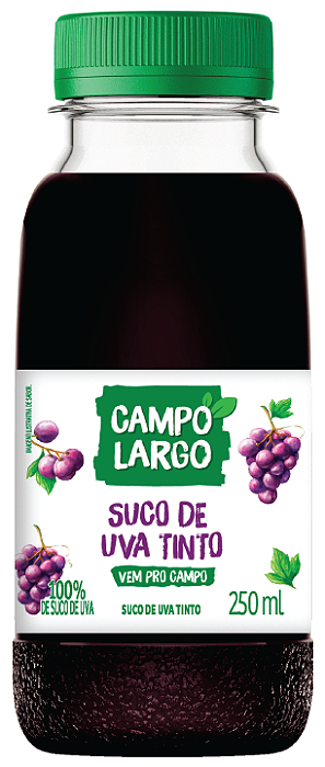 Suco de Uva Integral Campo Largo 250ml