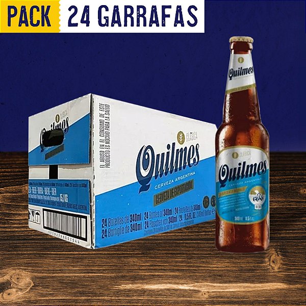 Kit Cerveja Quilmes Long Neck 24 unidades - (Unidade sai por  R$ 6,99)