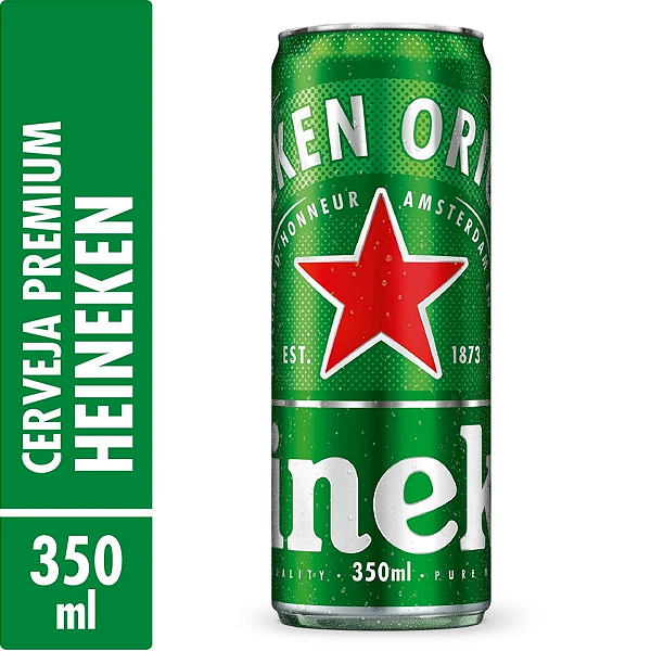 Cerveja Heineken 350ml Lata