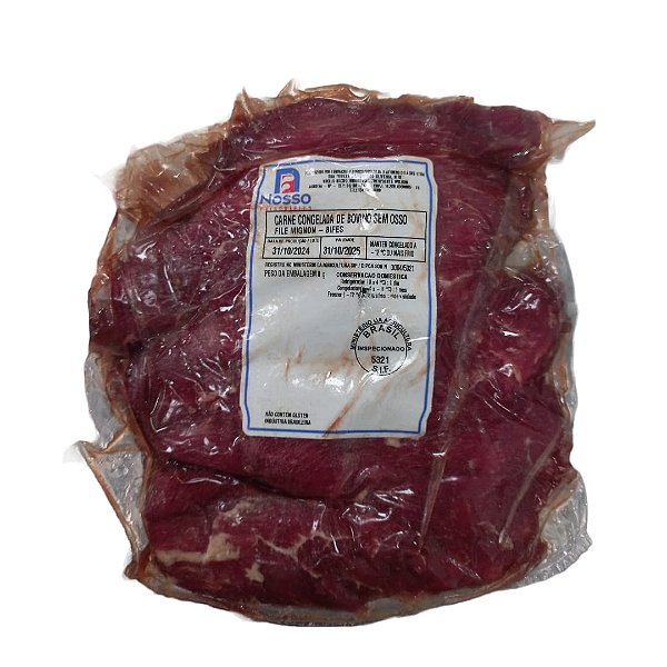 Filé Mignon Bifes Frigonosso - Pacote de 0,65 Kg.