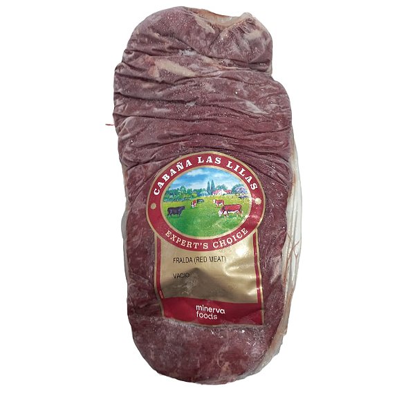 Fraldinha Red Cabana Las Lilas - Congelada (Peso variável 0,80 kg a 0,85 Kg). Preço Kg / R$ 104,90. (Preço do Item baseado no peso máximo).