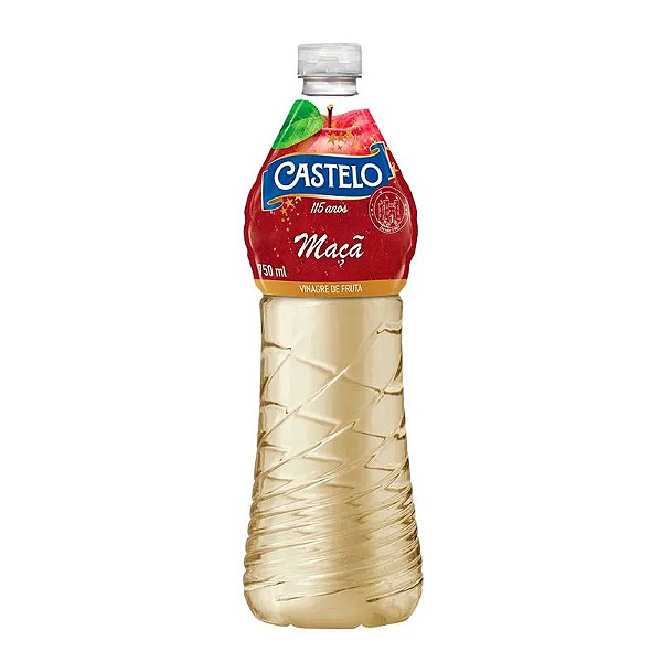 Vinagre de Fruta Maça Castelo 750ml