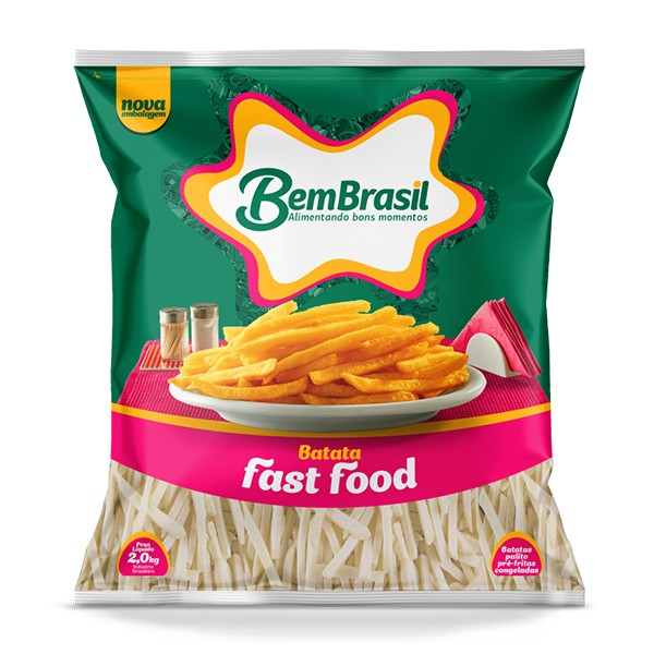 Batata Bem Brasil Fast Food 2Kg ( Preço do Kg - R$ 15,30).