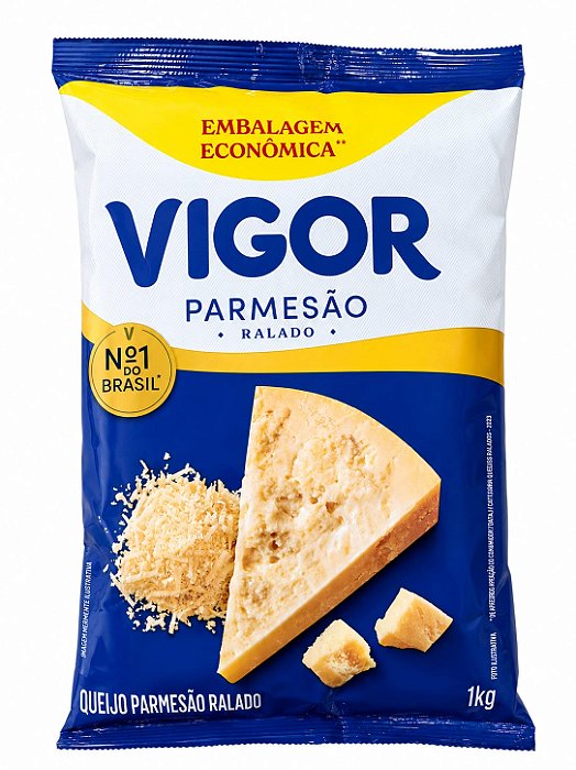 Queijo Parmesão Ralado Vigor 1Kg.
