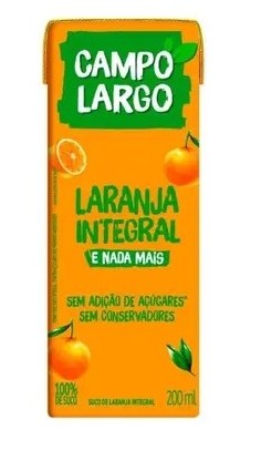 Suco de Laranja Campo Largo 200ml