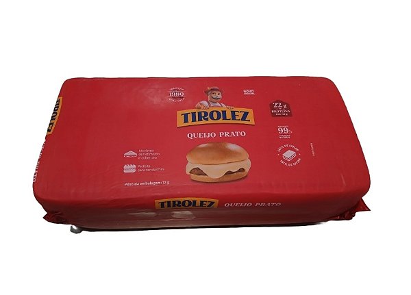 Queijo Prato Tirolez - Peça 3,6Kg ( Preço do Kg - R$ 48,90)