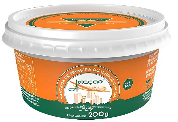 Manteiga C/Sal Aviação Pote 200g.