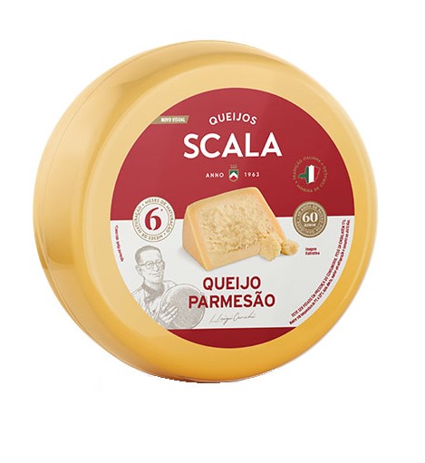 Queijo Parmesao Scala 6meses 6kg - (Preço do Kg- R$ 80,90)