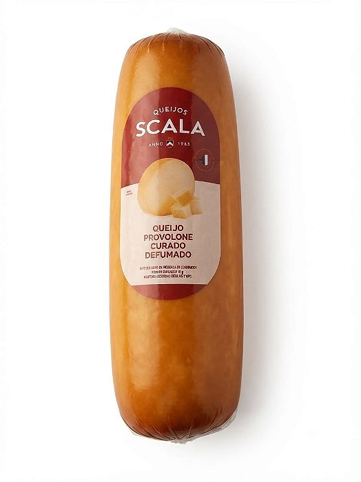 Queijo Provolone Curado Defumado Scala 5Kg Tubo - Preço do Kg - R$ 72,90