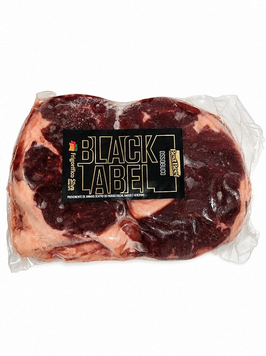 Ossobuco Black Label Silva- Congelado (Peso variável 1,25 kg a 1,35 Kg). Preço Kg / R$ 46,90 (Preço do Item baseado no peso máximo).