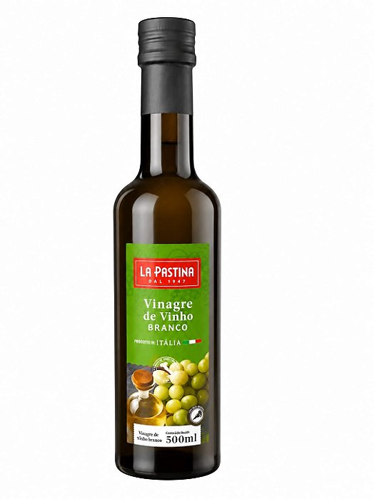 Vinagre de Vinho Branco La Pastina 500ml - Garrafa