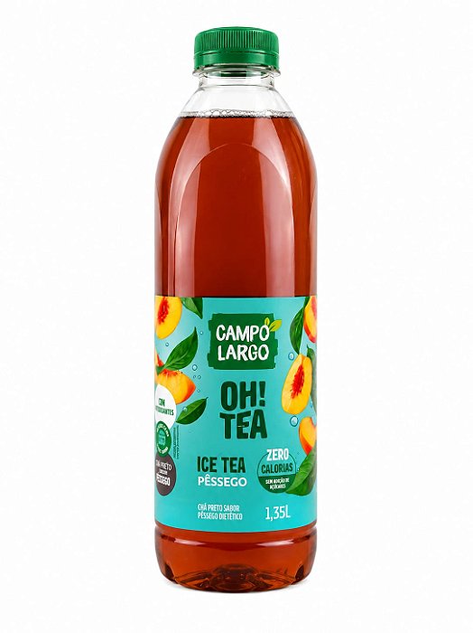 Chá Oh Tea Ice Tea Pêssego Zero Calorias 1,35L