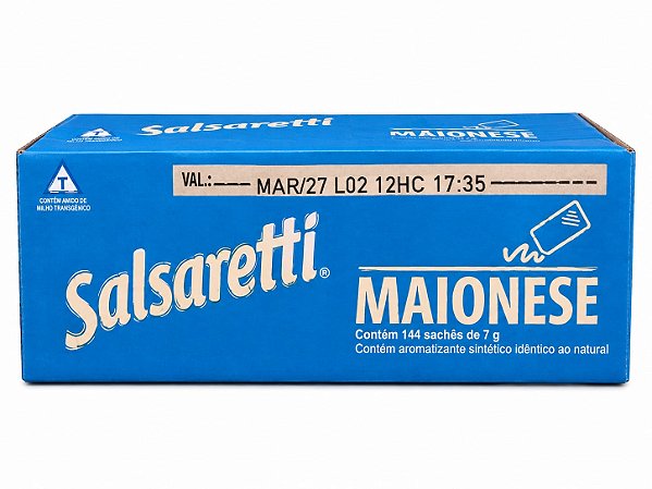 Caixa Maionese Sachet 7g Salsarreti (144 unidades)
