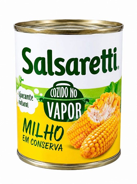 Milho Vapor Lata 170g Salsaretti