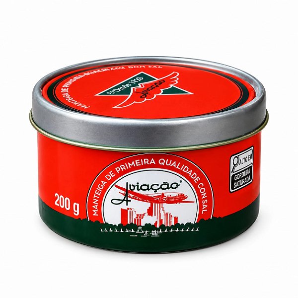 Manteiga Aviação Lata 200g