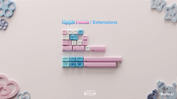 Keycaps Akko Sylph Potion Extension