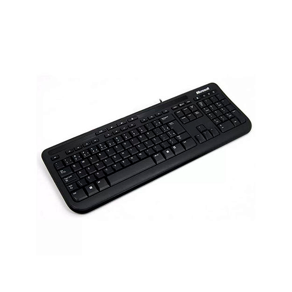 Teclado Microsoft Multimidia 600 Com Fio Usb Preto