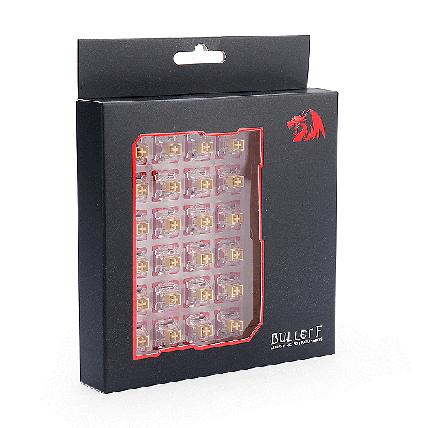 Switch Para Teclado Mecanico Redragon Tactile Kit 24 Bullet F