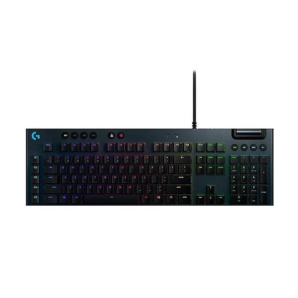 Teclado Mecânico Gamer Logitech G815 RGB GL Tactile Marrom