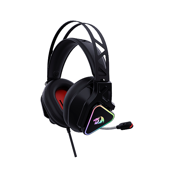 Headset Gamer Redragon RGB Brancoala