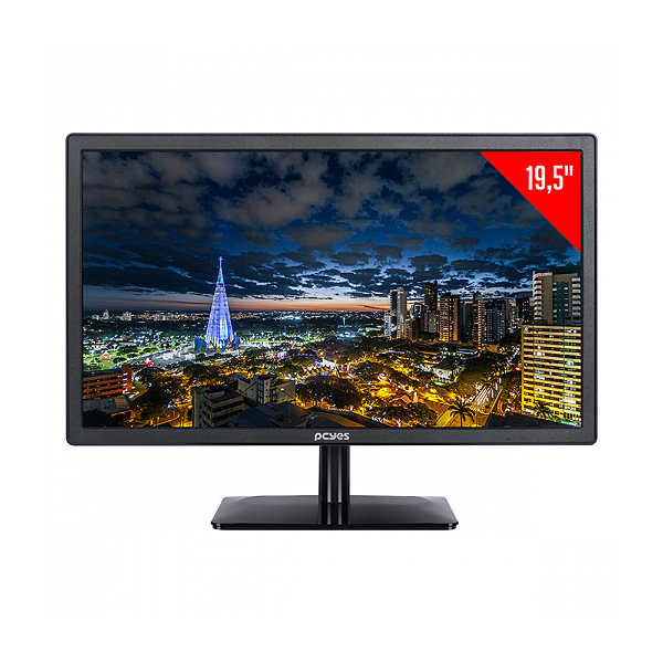 Monitor Pcyes 19,5 Polegadas Office Led Tn Hd Pmmo19