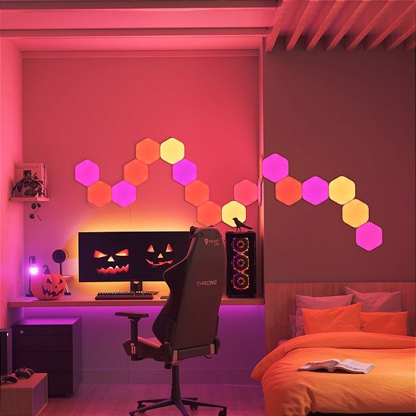 Nanoleaf Shapes Hexagonal Starter Kit 15 painéis de LED