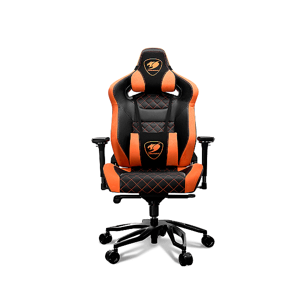 Cadeira Gamer Escritório Cougar Armor Titan Pro Laranja