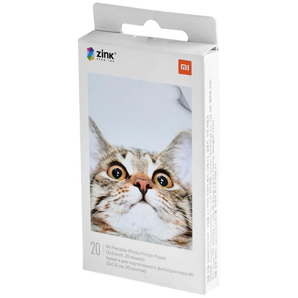 Papel Fotográfico Xiaomi Mi Photo Printer 20 unidades Branco