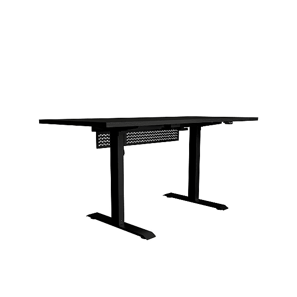 Tampo Ergonômico Para Mesa Elements Mdf Preto 1600 x 700 mm - Pro Setup -  E-Commerce