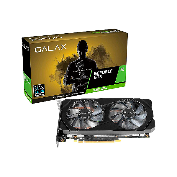 Placa de Vídeo Galax Geforce Gtx 1660 Super 6gb 1-Click Oc