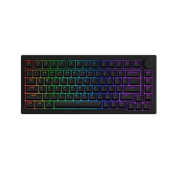 Teclado Akko 5075s Shine Through Rgb Switch Gateron Yellow