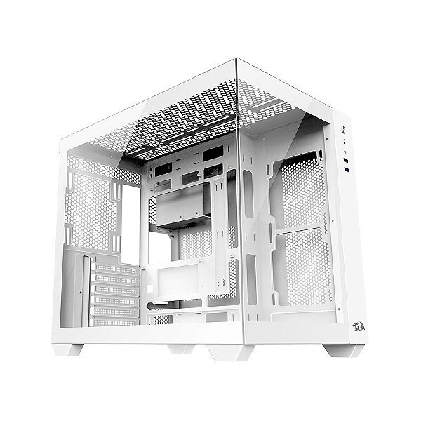 Gabinete Gamer Redragon Wideload Lite Ca-604w Branco