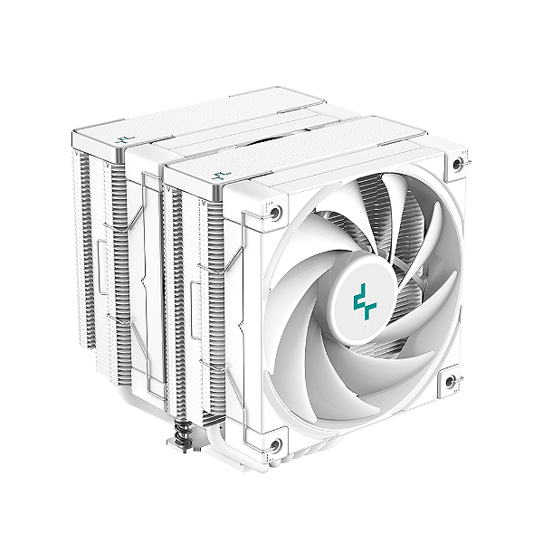 Cooler Para Cpu Deepcool Ak620 Wh Branco Dual Tower 120mm