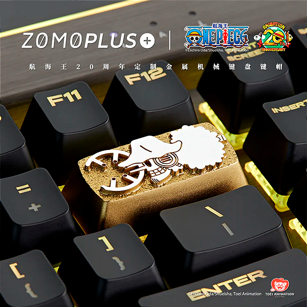 Keycaps Teclas Zoro One Piece para Teclado Mecânico