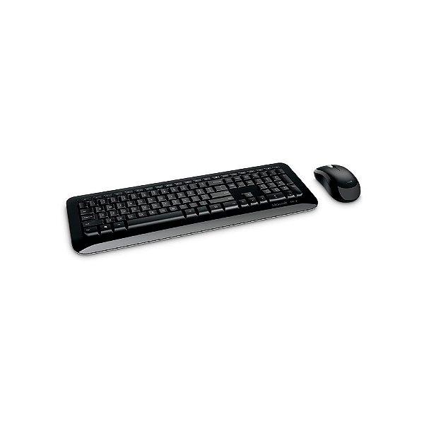 Kit Teclado E Mouse Microsoft 850 Sem Fio Preto