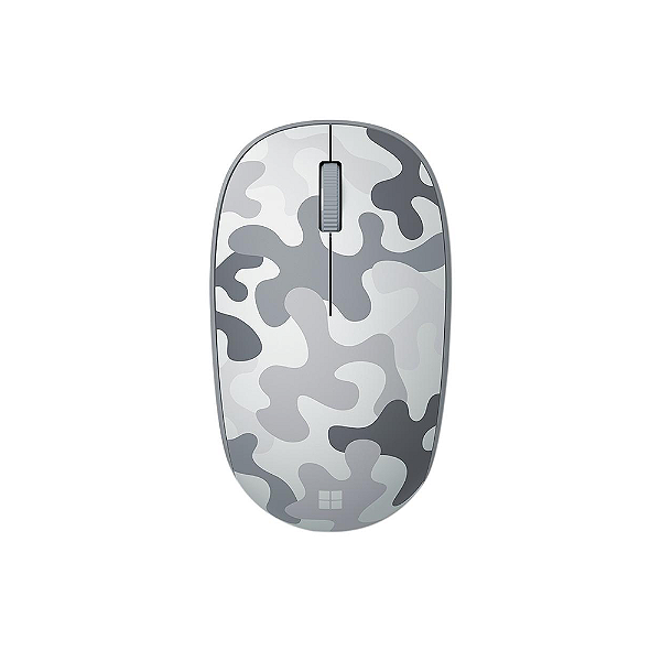 Mouse Sem Fio Microsoft Bluetooth Branco Camuflado 8KX-00001