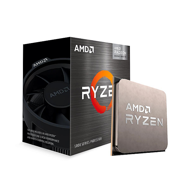 Processador AMD Ryzen 5 5600G 3.9GHz (4.4GHz Max Turbo) AM4 6 Núcleos 12 Threads 16mb