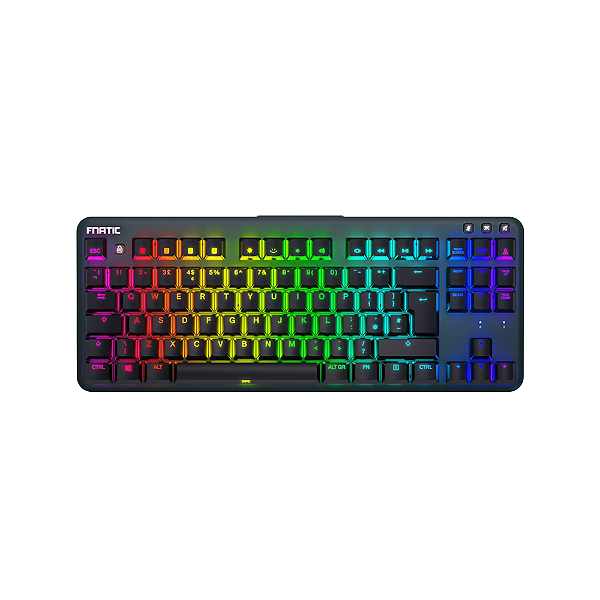 Teclado Mecânico Fnatic Mini Streak Speed TKL RGB Preto