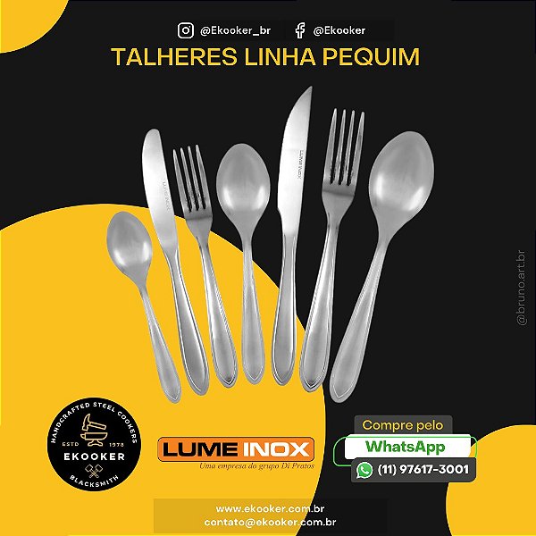 Faca Churrasco Pequim (12 unidades) LumeInox