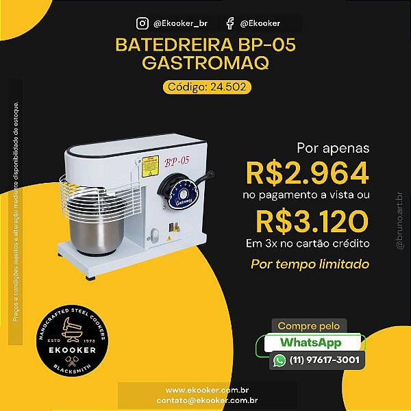 Batedeira BP-05 Gastromaq