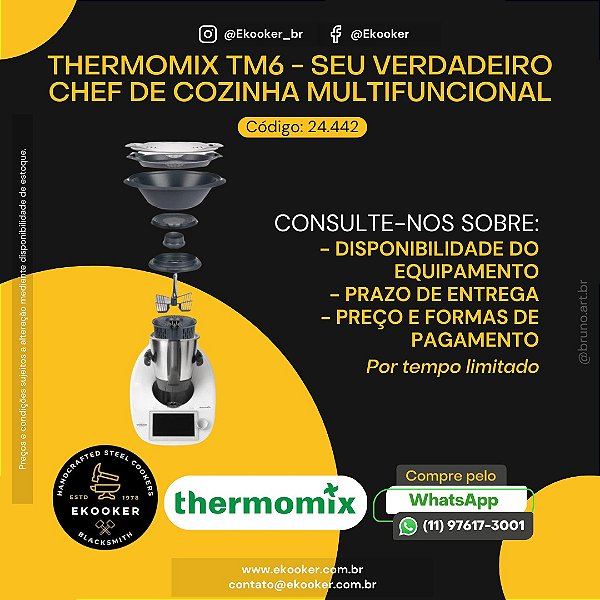 Thermomix - Chefe de Cozinha Multifuncional.
