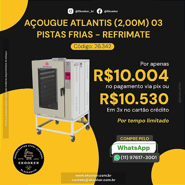 Açougue Atlantis Pista fria - Refrimate