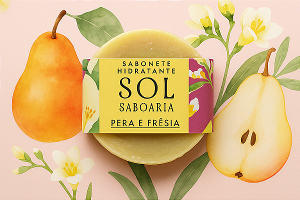 Sabonete Super Hidratante - Pera e Frésia
