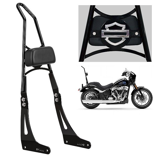 Sissy Bar Fixo Alto para SOFTAIL (Low Rider) Harley-Davidson