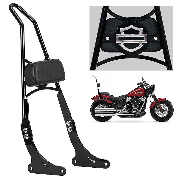 Sissy Bar Fixo Alto para SOFTAIL (Slim, Street Bob) Harley-Davidson