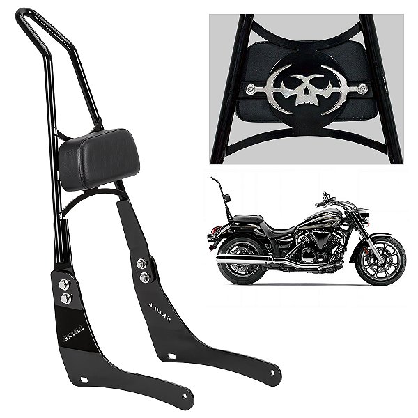 Sissy Bar Fixo Alto para MIDNIGHT STAR Yamaha