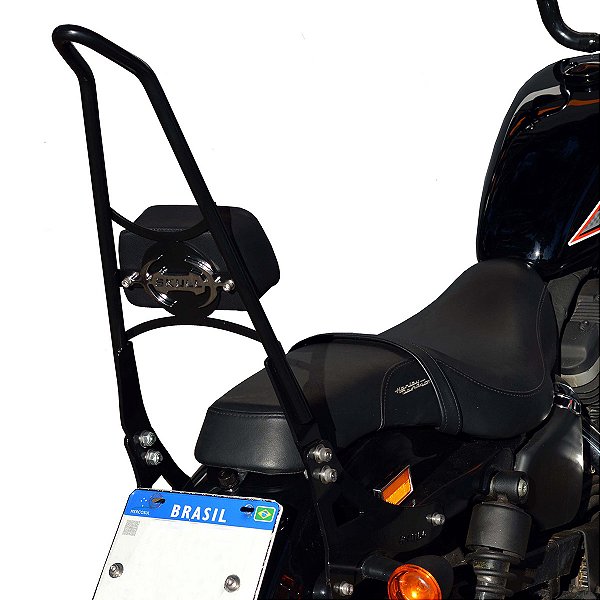 Sissy Bar Fixo Alto para SOFTAIL (Blackline) Harley-Davidson